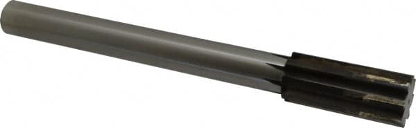 Made in USA - 1.1906 to 1.253" Diam, 1" Diam Shank, 3" Flute, Semi Finish Semi Ground Chucking Reamer - Caliber Tooling