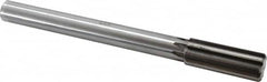 Made in USA - 1-1/16" Carbide-Tipped 8 Flute Chucking Reamer - Straight Flute, 7/8" Straight Shank, 2-3/4" Flute Length, 10-1/2" OAL - Caliber Tooling