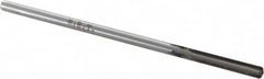 Made in USA - 0.1865" Carbide-Tipped 4 Flute Chucking Reamer - Straight Flute, 1-1/8" Straight Shank, 1-1/8" Flute Length, 4-1/2" OAL - Caliber Tooling