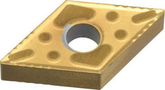 Interstate - DNMG431 P Grade TCN55 Carbide Turning Insert - TiN Finish, 55° Diamond, 1/2" Inscr Circle, 3/16" Thick, 1/64" Corner Radius - Caliber Tooling