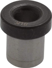 Value Collection - Type H, 3/16" Inside Diam, Head, Press Fit Drill Bushing - 5/16" Body Outside Diam, 5/16" Length Under Head, Steel - Caliber Tooling