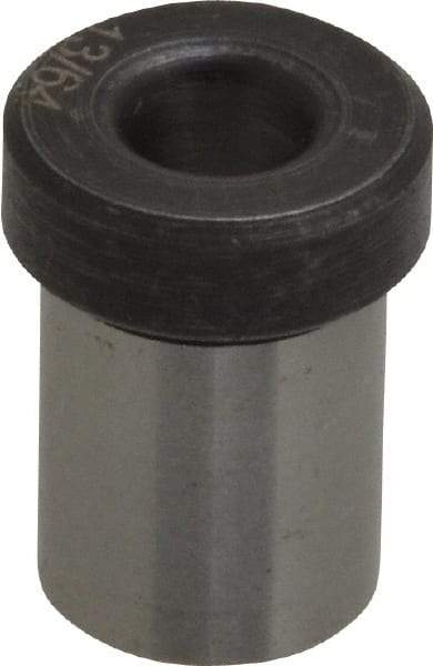 Value Collection - Type H, 13/64" Inside Diam, Head, Press Fit Drill Bushing - 13/32" Body Outside Diam, 1/2" Length Under Head, Steel - Caliber Tooling