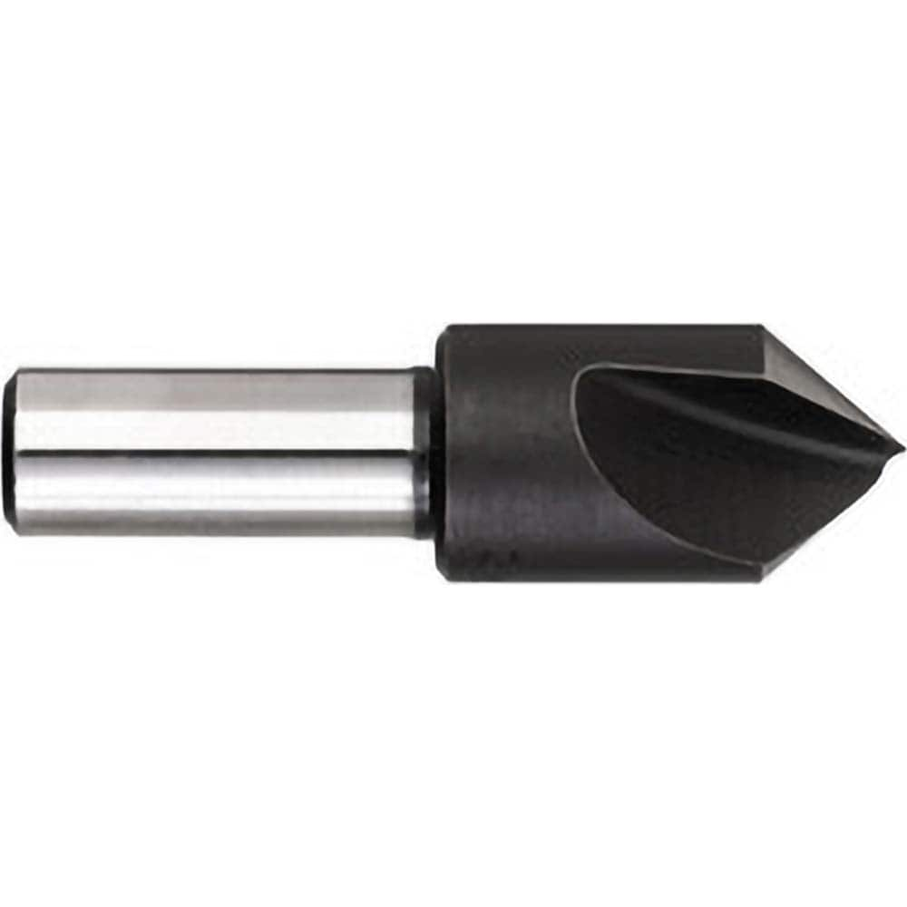 Titan USA - Countersinks; Head Diameter (Inch): 1/2 ; Head Diameter (Decimal Inch): 0.5000 ; Number of Flutes: 1 ; Included Angle: 90 ; Countersink Material: Solid Carbide ; Countersink Finish/Coating: Uncoated - Exact Industrial Supply