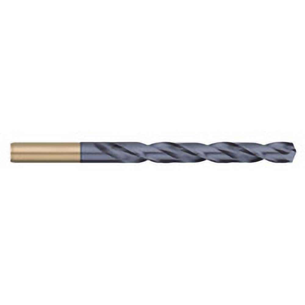 Jobber Length Drill Bit: 0.29″ Dia, 135 °, Cobalt AlTiN Finish, Right Hand Cut, Spiral Flute, Straight-Cylindrical Shank