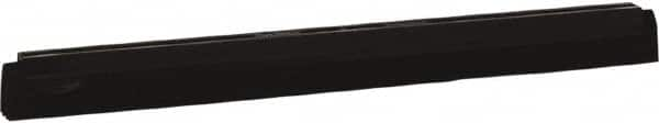 Vikan - 20" Foam Rubber Blade Squeegee Refill - Double Edge, Black, Plastic Holder - Caliber Tooling