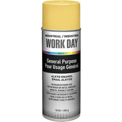 Krylon - Yellow, Gloss, Enamel Spray Paint - 9 to 13 Sq Ft per Can, 10 oz Container, Use on Ceramics, Glass, Metal, Plaster, Wood - Caliber Tooling