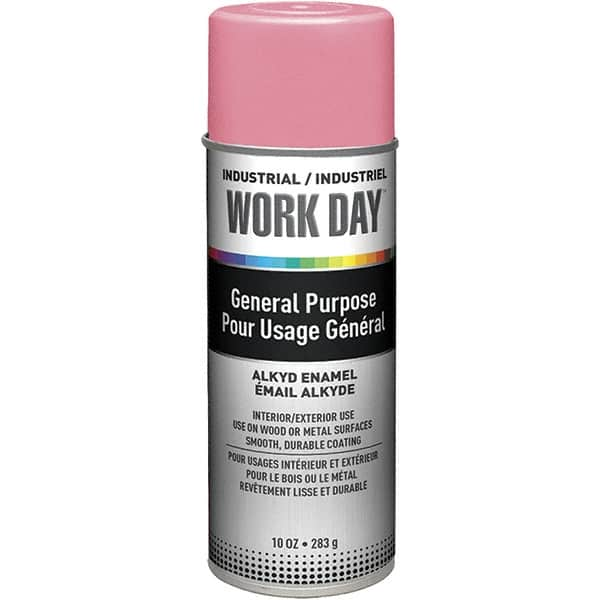 Krylon - Pink, Gloss, Enamel Spray Paint - 9 to 13 Sq Ft per Can, 10 oz Container, Use on Ceramics, Glass, Metal, Plaster, Wood - Caliber Tooling