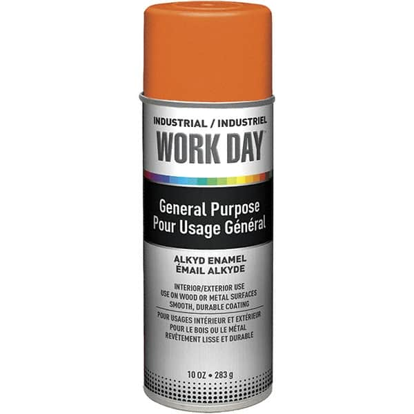 Krylon - Orange, Gloss, Enamel Spray Paint - 9 to 13 Sq Ft per Can, 10 oz Container, Use on Ceramics, Glass, Metal, Plaster, Wood - Caliber Tooling