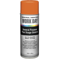 Krylon - Orange, Gloss, Enamel Spray Paint - 9 to 13 Sq Ft per Can, 10 oz Container, Use on Ceramics, Glass, Metal, Plaster, Wood - Caliber Tooling