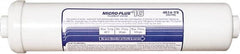 Nu-Calgon - 1/4 Inch Pipe, Inline Water Filter System with Disposable Filter and Quick Disconnect Fittings - Reduces Sediment, Taste, Odor, Chlorine and Scale - Caliber Tooling