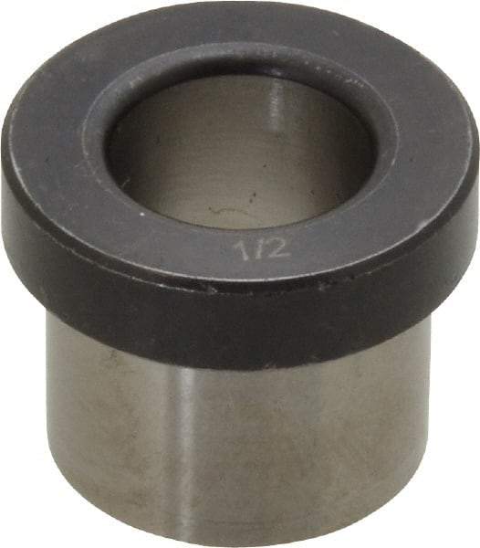 Value Collection - Type H, 1/2" Inside Diam, Head, Press Fit Drill Bushing - 3/4" Body Outside Diam, 1/2" Length Under Head, Steel - Caliber Tooling