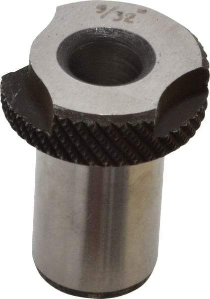 Value Collection - Type SF, 9/32" Inside Diam, Head, Slip Fixed Drill Bushing - 1/2" Body Outside Diam, 3/4" Length Under Head, Steel, LS-1 Compatible - Caliber Tooling