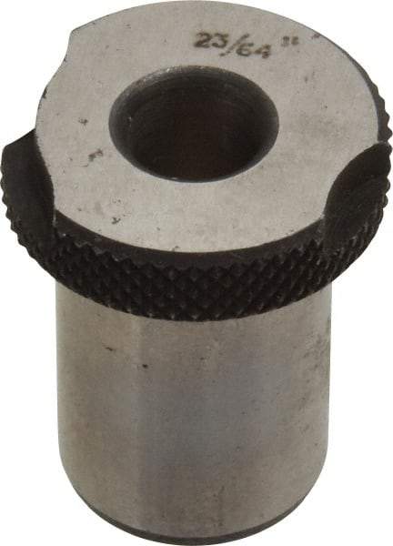 Value Collection - Type SF, 23/64" Inside Diam, Head, Slip Fixed Drill Bushing - 3/4" Body Outside Diam, 1" Length Under Head, Steel, LS-1 Compatible - Caliber Tooling