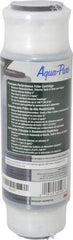 3M Aqua-Pure - 3" OD, 5µ, Cellulose Fiber Carbon & Scale Cartridge Filter - 9-3/4" Long, Reduces Dirt, Rust, Tastes, Odors & Scale - Caliber Tooling