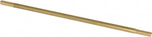 Made in USA - 12" Long, 3/8-16 Thread, Float Valve Rod - Brass, 1/2" Thread Length - Caliber Tooling