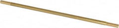 Made in USA - 12" Long, 3/8-16 Thread, Float Valve Rod - Brass, 1/2" Thread Length - Caliber Tooling