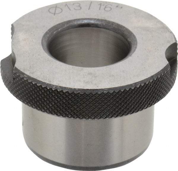 Value Collection - Type SF, 13/16" Inside Diam, Head, Slip Fixed Drill Bushing - 1-3/8" Body Outside Diam, 3/4" Length Under Head, Steel, LS-2 Compatible - Caliber Tooling