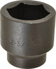 Proto - #5 Spline Drive, 2-3/4" Socket, Impact Socket - 6 Points, 4-1/4" OAL - Caliber Tooling