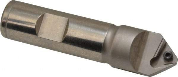 Ingersoll Cutting Tools - 82° Included Angle, 0.782" Drill Diam, 3-1/2" OAL, 3/4" Shank Diam, Indexable Spotting and Center Drill - TFLT 15 Insert Style - Caliber Tooling