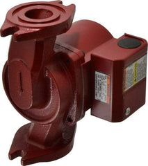 Bell & Gossett - 1/40 hp, 5-9/16" Long, 1 Phase, Cast Iron Housing, Polypropylene Impeller, Inline Circulator Pump - 115 Volt, 60 Hz, 6-3/8" Flange Width, Bell & Gossett Part No. 103267, 150 Max psi, ODP Motor - Caliber Tooling