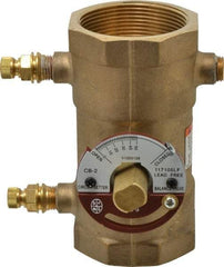 Bell & Gossett - 2" Pipe, Threaded End Connections, Inline Calibrated Balance Valve - 5-1/8" Long, 4-1/8" High, 300 Max psi, Brass Body - Caliber Tooling