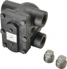 Hoffman Speciality - 1 Female" Pipe, Cast Iron Float & Thermostatic Steam Trap - 15 Max psi - Caliber Tooling