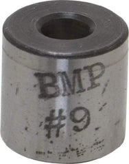 Value Collection - Type P, No. 9 Inside Diam, Headless, Press Fit Drill Bushing - 1/2" Body Outside Diam, 1/2" OAL, Steel - Caliber Tooling