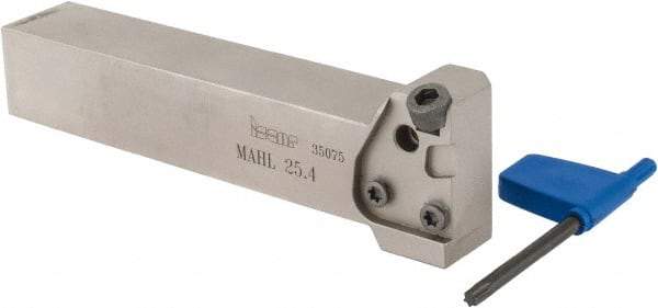 Iscar - MAH, External, Left Hand, Indexable Grooving Tool Holder - 1" Shank Height, 1" Shank Width, 5.6" OAL - Caliber Tooling