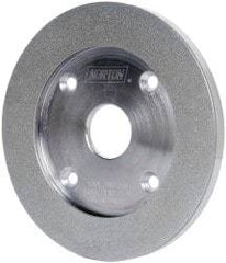 Norton - 6" Diam, 1-1/4" Hole Size, 7/16" Overall Thickness, 200 Grit, Type 6 Tool & Cutter Grinding Wheel - Very Fine Grade, Diamond - Caliber Tooling