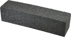 Made in USA - 8" Long x 2" Wide x 2" Thick, Silicon Carbide Sharpening Stone - Plain Rectangle, 24 Grit, Very Coarse Grade - Caliber Tooling