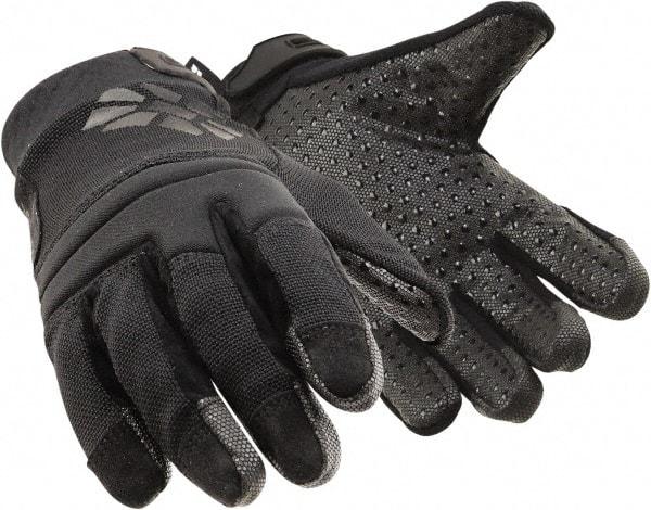 HexArmor - Size L (9), ANSI Cut Lvl A9, Puncture Lvl 2, Silicone Rubber Coated SuperFabric Cut & Puncture Resistant Gloves - Palm Coated, SuperFabric Lining, Hook & Loop Cuff, Gray, Paired - Caliber Tooling