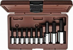 Paramount - 10 Piece 3/8 & 1/2" Drive Inch Hex Bit Socket Set - 1/8 to 5/8" Hex - Caliber Tooling