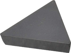 Hertel - TPG321 T00320 Grade HT601CA Ceramic Turning Insert - Uncoated, 60° Triangle, 3/8" Inscr Circle, 1/8" Thick, 1/64" Corner Radius - Caliber Tooling