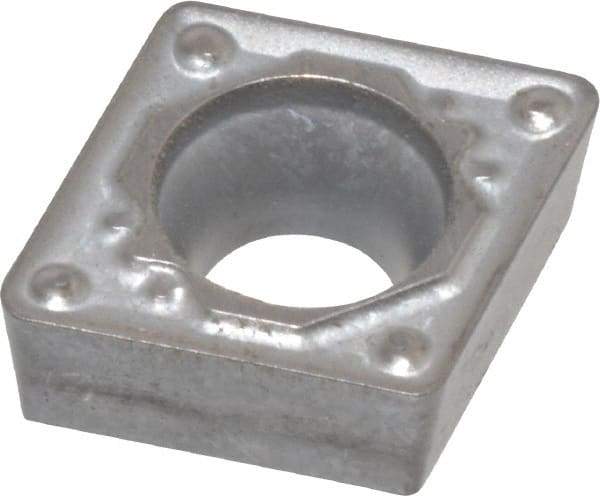 Hertel - CCMT32.52 BH Grade HT115CR Cermet Turning Insert - Uncoated, 80° Diamond, 3/8" Inscr Circle, 5/32" Thick, 1/32" Corner Radius - Caliber Tooling