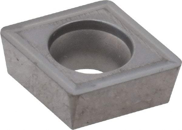 Hertel - CPGT32.52 Grade HT115CR Cermet Turning Insert - Uncoated, 80° Diamond, 3/8" Inscr Circle, 5/32" Thick, 1/32" Corner Radius - Caliber Tooling