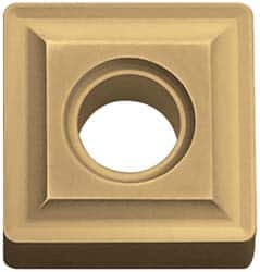 Kyocera - SNMG432 Grade TN60 Cermet Turning Insert - TiCN/NbC Finish, 90° Square, 1/2" Inscr Circle, 3/16" Thick, 1/32" Corner Radius - Caliber Tooling