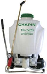 Chapin - 4 Gal Garden Backpack Sprayer - Reinforced Hose, Polyethylene Tank, For Industrial Applications - Caliber Tooling