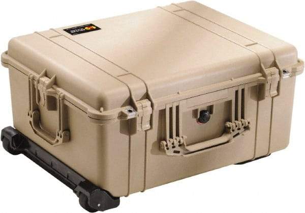 Pelican Products, Inc. - 19-11/16" Wide x 11-7/8" High, Clamshell Hard Case - Tan, Polyethylene - Caliber Tooling