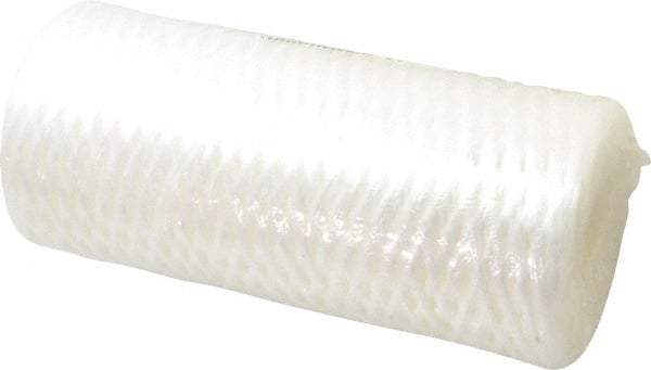 Pentair - 4-1/2" OD, 50µ, Fibrillated Polypropylene String-Wound Cartridge Filter - 9-7/8" Long, Reduces Sediments - Caliber Tooling