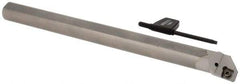 Seco - 1" Min Bore Diam, 10" OAL, 3/4" Shank Diam, SCLC Indexable Boring Bar - CCMT Insert, Screw Holding Method - Caliber Tooling