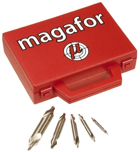 Magafor - Combination Drill & Countersink Sets Combination Drill and Countersink Material: High Speed Steel Included Angle: 82 - Caliber Tooling