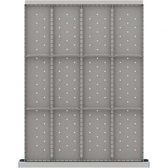 LISTA - 12-Compartment Drawer Divider Layout for 3.15" High Drawers - Caliber Tooling