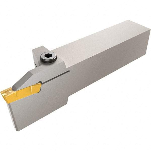 Iscar - GHD, External, Right Hand, 9mm Max Depth of Cut, 2.8 to 4mm Groove Width, Indexable Grooving Tool Holder - GI.. Insert Compatibility, 25mm Shank Height, 25mm Shank Width, 135mm OAL - Caliber Tooling