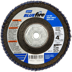 4″ × 1/4″ × 5/8″ 20X High Performance Flap Disc Type 29 60 Grit - Caliber Tooling