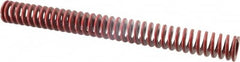 Associated Spring Raymond - 1-1/4" Hole Diam, 5/8" Rod Diam, 12" Free Length, Red Die Spring - 550.6 Lb Max Deflection, 4.44" Max Deflection, Medium Heavy Duty, Chromium Alloy Steel - Caliber Tooling