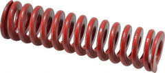 Associated Spring Raymond - 1-1/2" Hole Diam, 3/4" Rod Diam, 6" Free Length, Red Die Spring - 674.9 Lb Max Deflection, 2.22" Max Deflection, Medium Heavy Duty, Chromium Alloy Steel - Caliber Tooling