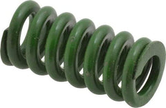 Associated Spring Raymond - 5/8" Hole Diam, 11/32" Rod Diam, 1-1/4" Free Length, Green Die Spring - 146.9 Lb Max Deflection, 0.31" Max Deflection, Extra Heavy Duty, Chromium Alloy Steel - Caliber Tooling