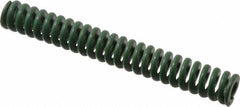 Associated Spring Raymond - 3/4" Hole Diam, 3/8" Rod Diam, 5-1/2" Free Length, Green Die Spring - 295.6 Lb Max Deflection, 1.38" Max Deflection, Extra Heavy Duty, Chromium Alloy Steel - Caliber Tooling