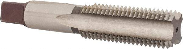 Hertel - 7/8-9 UNC, H5, 4 Flute, Bottoming Chamfer, Bright Finish, High Speed Steel Hand STI Tap - 5-1/8" OAL, 2-1/2" Thread Length - Exact Industrial Supply