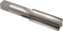 Hertel - 7/8-14 UNF, H3, 4 Flute, Bottoming Chamfer, Bright Finish, High Speed Steel Hand STI Tap - 5-1/8" OAL, 2-1/2" Thread Length - Exact Industrial Supply